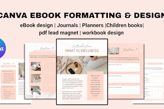 design canva ebook, canva medical ebook, freebie, lead magnet, canva workbook