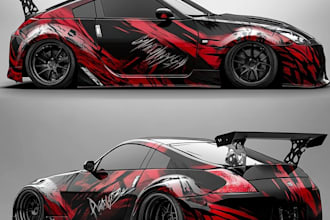 design racing car wrap, racing car design, itasha wrap