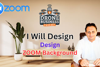add virtual backgrounds to zoom and zoom  with your logo