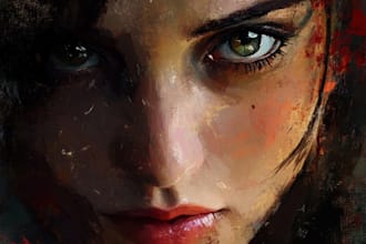 do any photo as a realistic digital oil painting portrait