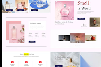design cosmetics website, skincare website, beauty website, spa website