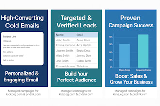 powerful cold email campaigns and generate targeted leads