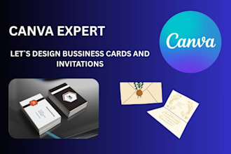 design professional business cards and stylish invitations