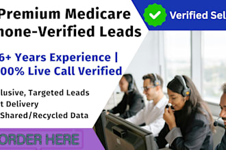 do medicare phone call verified leads generation