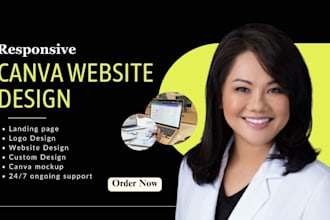 build design redesign wordpress website canva business website landing page wix