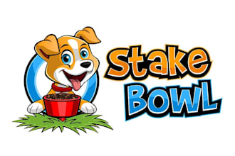 do modern animal dog pet care veterinary logo design