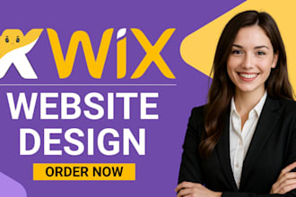 create wix website design and  redesign wix online store with speed optimization