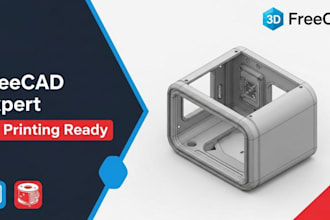 do professional parametric freecad modeling for 3d printing