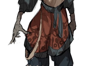 draw your dnd character illustration