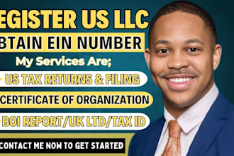 obtain ein number tax id for US llc US and non US resident