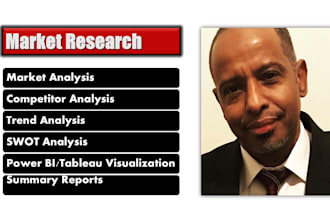 conduct a professional market research and analysis