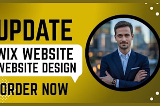 fix wix website design redesign wix website manage and customize wix website SEO