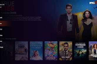 rebrand iptv app, build iptv player, m3u playlist, live tv with server integrate