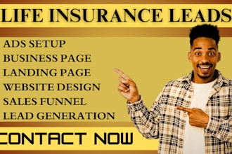 life insurance leads life insurance landing page insurance leads facebook ads