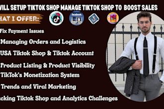 create USA tiktok shop setup USA tiktok shop tiktok shop manager for non USA