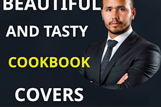 design a professional cookbook cover that grabs attention