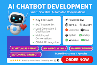 do ai chatbot development integration for ios, android apps flutter