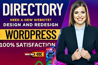 design fix directory listing website using listingpro mylisting with hivepress