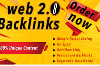 create 100 web 2 0 manual backlinks super fast