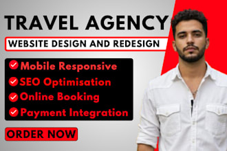 build travel booking website, travel agency, tour vacation website, book travel