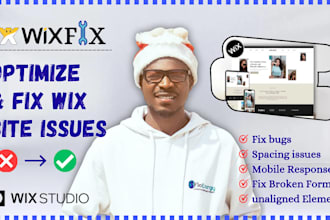 fix bugs and issues in your wix website