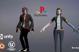 create a custom psx style character