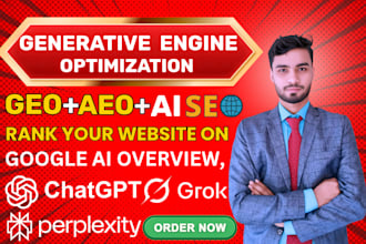 rank your website on ai engines with generative engine optimization GEO, llm SEO