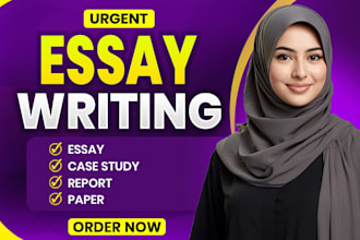 do essay writing, research summary, case study, and proposal