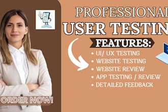 do user testing website testing website review app testing user experience