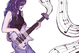 record a guitar melody or solo for you
