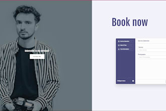 create a professional booking website for your business