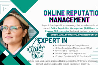 push down negative link in google, do orm and reverse seo
