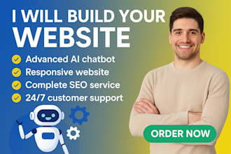 build ai website with ai chatbot integration plus full SEO services