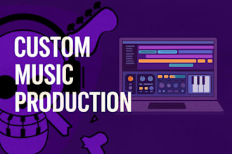 create a custom pop, trap or rap beat for your song
