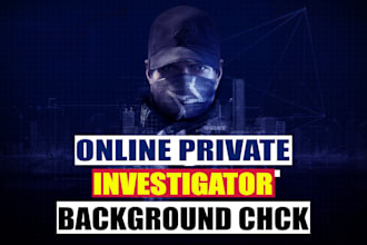 do social media investigation osint background check find someone forensics