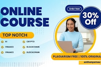 create professional crypto nft web3 online course with training videos workbook