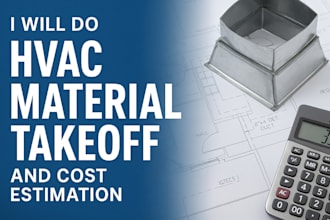 do hvac material take off and cost estimation