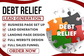 debt relief leads debt settlement leads debt negotiation lead debt relief leads
