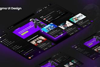 figma website design, mobile app UI UX design, PSD web template, dashboard UI