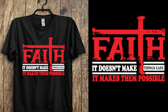 do custom typography t shirt design, bible verse, jesus christian t shirt design