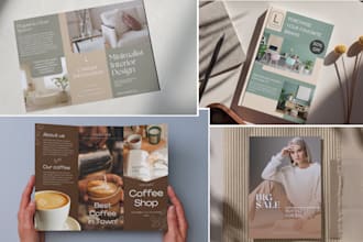 design a professional and modern brochure for your business