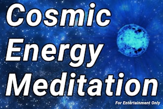 guide you through a cosmic energy meditation video