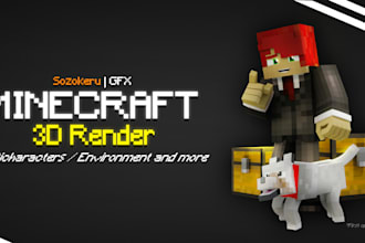 realise a 3d render of your minecraft skin