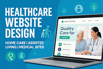 build healthcare website assisted living home care website medical website