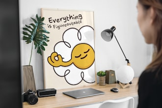 create custom doodle wall art with or without your quote