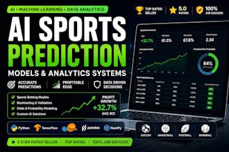 build ai sports prediction models and analytics systems