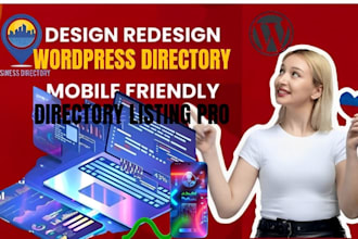 redesign fix directory listing website using listingpro mylisting with hivepress