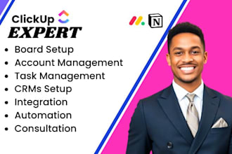 optimize, automate and customize your clickup workspace and be your consultant
