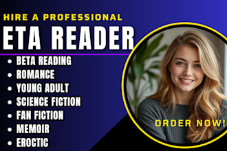 beta reader fantasy romance memoir ya sci fi fan fiction horror historical book