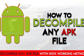 refine android apk and ios, decompile apk, reverse engineering and source code
